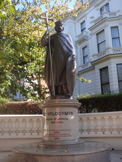Image - London, UK: Monument of Saint Volodymyr the Great.